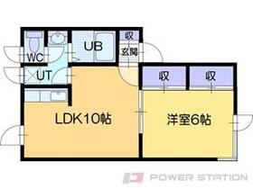 プラザ文教台Ｂ  ｜ 北海道江別市文京台（賃貸アパート1LDK・2階・36.00㎡） その2