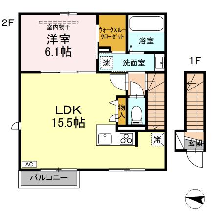 同じ建物の物件間取り写真 - ID:203001996748