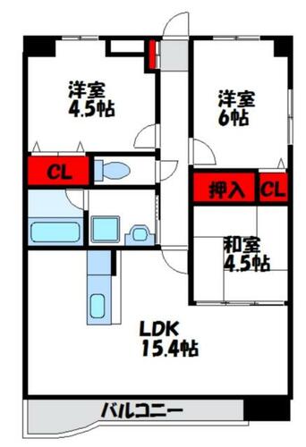 同じ建物の物件間取り写真 - ID:240027946134