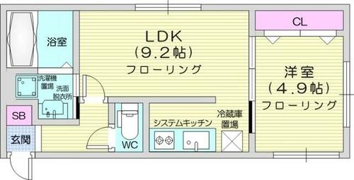 同じ建物の物件間取り写真 - ID:201022463555