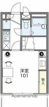 レオパレスセキバＡ  ｜ 千葉県松戸市和名ケ谷（賃貸アパート1K・1階・26.49㎡） その2