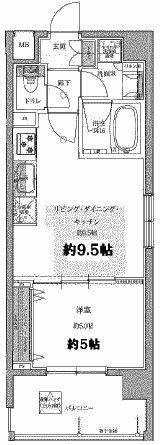 Ｐｏｒｔｓｉｄｅ　Ｕｒｂａｎ　Ｒｅｓｉｄｅｎｃｅ｜神奈川県横浜市神奈川区栄町(賃貸マンション1LDK・3階・35.43㎡)の写真 その2