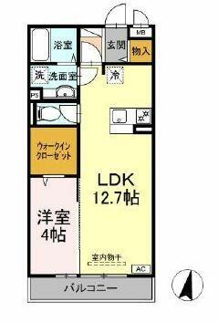 トレビナ保谷｜東京都西東京市下保谷２丁目(賃貸アパート1LDK・2階・41.67㎡)の写真 その2