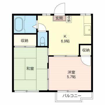 埼玉県さいたま市中央区八王子３丁目(賃貸アパート2DK・2階・36.00㎡)の写真 その2