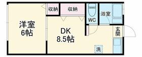 神奈川県川崎市幸区神明町２丁目（賃貸アパート1DK・2階・30.20㎡） その2