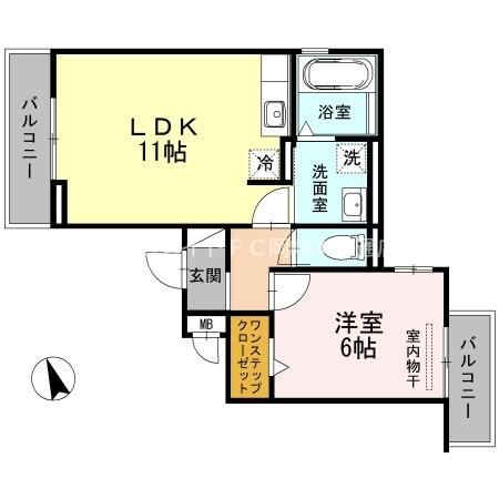 同じ建物の物件間取り写真 - ID:223032420251