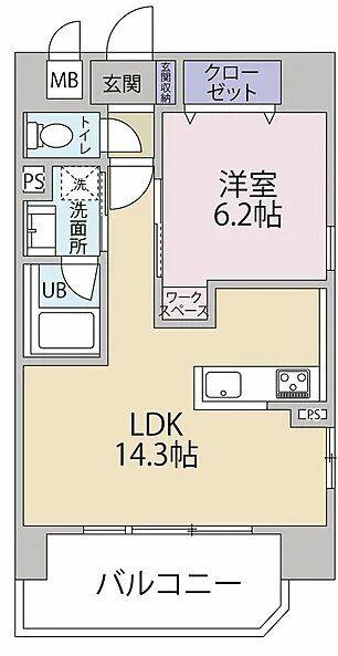 ＧＲＡＮＤ　ＨＩＶＥ 901｜埼玉県所沢市東所沢５丁目(賃貸マンション1LDK・9階・45.18㎡)の写真 その2