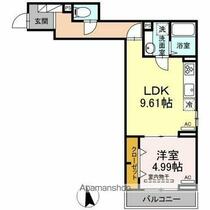 東京都新宿区下落合４丁目（賃貸アパート1LDK・2階・39.12㎡） その2