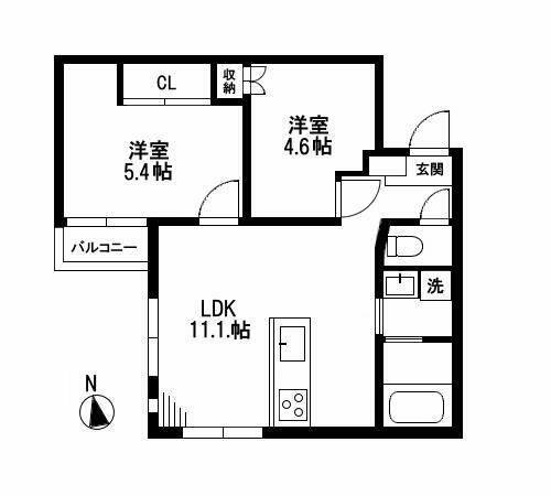 同じ建物の物件間取り写真 - ID:212041391453