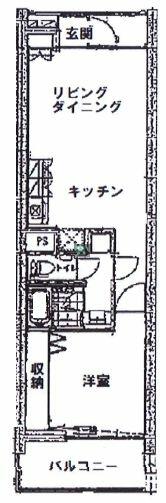 東京都新宿区須賀町(賃貸マンション1LDK・3階・53.62㎡)の写真 その2