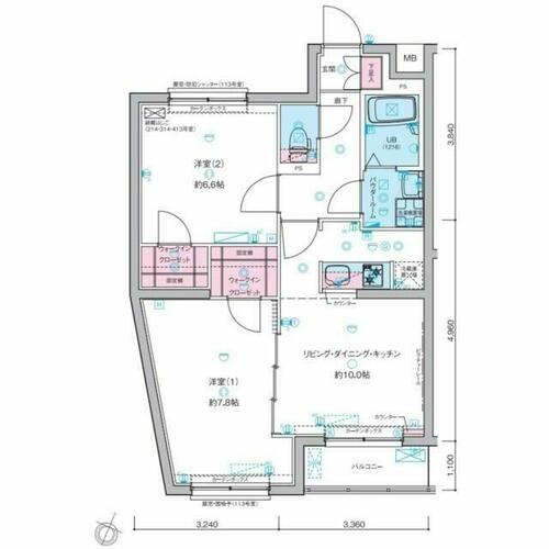 同じ建物の物件間取り写真 - ID:213101756633