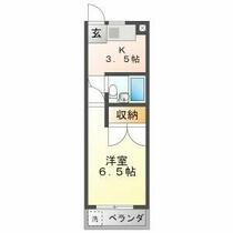 カレッジヒルズ 308 ｜ 岐阜県岐阜市古市場神田（賃貸マンション1K・3階・19.00㎡） その2