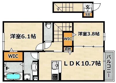 同じ建物の物件間取り写真 - ID:228049136521