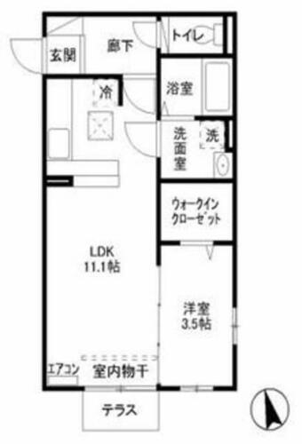 同じ建物の物件間取り写真 - ID:211046614545