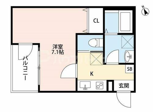 同じ建物の物件間取り写真 - ID:211046613891