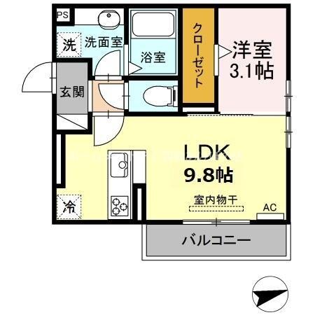 同じ建物の物件間取り写真 - ID:223032170051