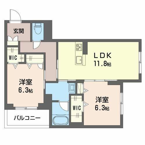 同じ建物の物件間取り写真 - ID:211047197468