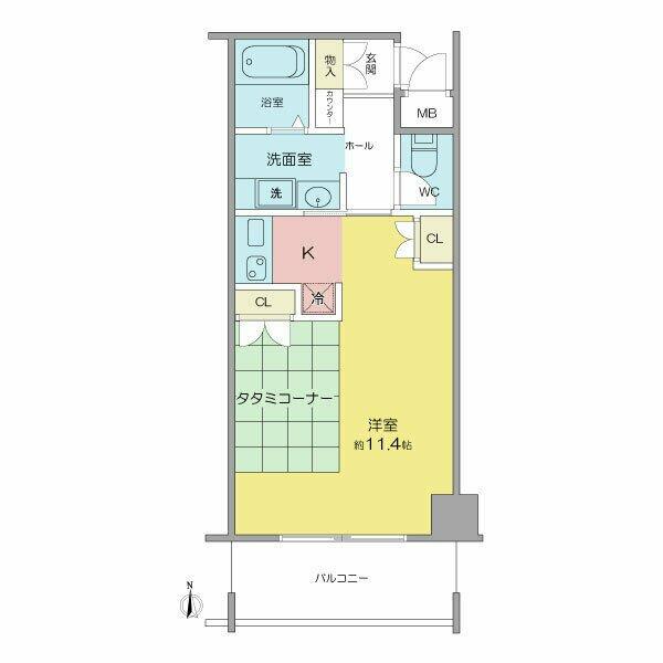 鶴舞ガーデンコート 1302｜愛知県名古屋市中区千代田３丁目(賃貸マンション1R・13階・34.85㎡)の写真 その2