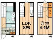 新座市東３丁目 3階建 新築のイメージ