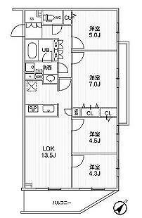 同じ建物の物件間取り写真 - ID:213102728523