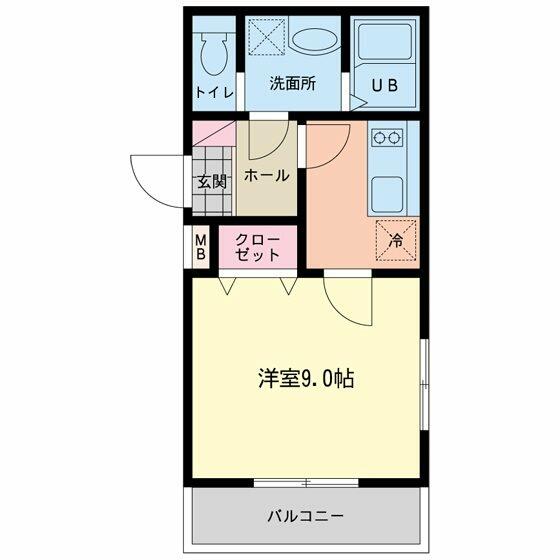 フェンネル国立 0402｜東京都国立市富士見台１丁目(賃貸マンション1K・4階・32.83㎡)の写真 その2