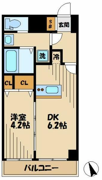 東京都杉並区上高井戸２丁目(賃貸マンション1DK・3階・32.49㎡)の写真 その2
