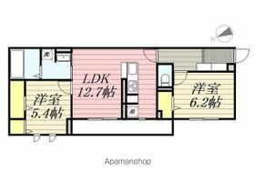 Ｅｌ・ａｍａｒｉｌｌｏ 101 ｜ 千葉県千葉市稲毛区小中台町（賃貸アパート2LDK・1階・58.04㎡） その2