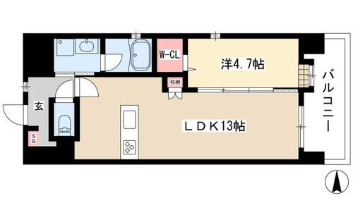 同じ建物の物件間取り写真 - ID:223032480510