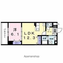 フロレゾン 105 ｜ 東京都府中市白糸台２丁目（賃貸マンション1LDK・1階・45.49㎡） その2