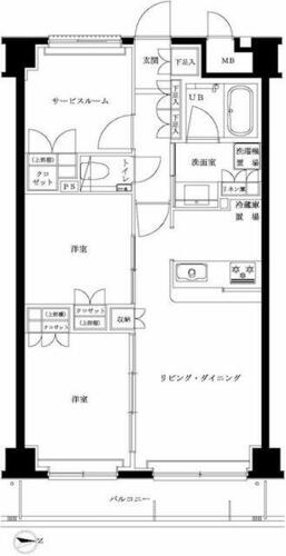 同じ建物の物件間取り写真 - ID:213102693285