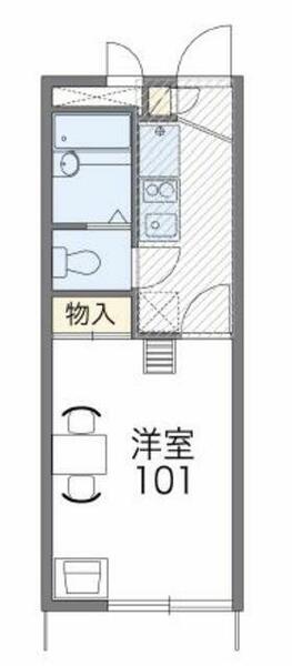 レオパレスリブ 103｜東京都練馬区平和台３丁目(賃貸アパート1K・1階・19.87㎡)の写真 その2