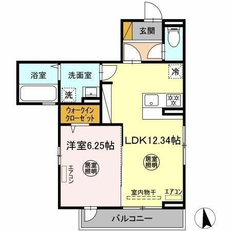 同じ建物の物件間取り写真 - ID:212042326693