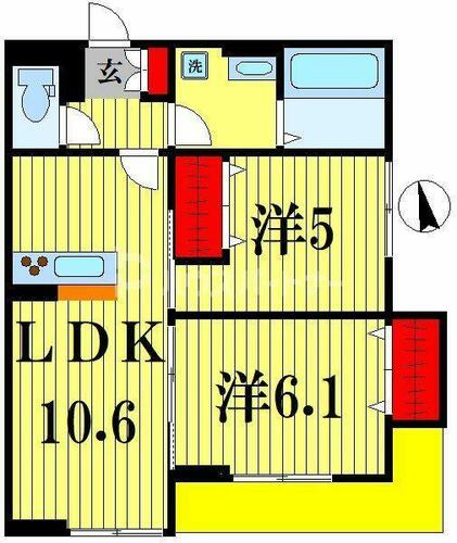 同じ建物の物件間取り写真 - ID:211046636801