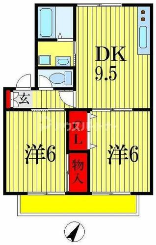 同じ建物の物件間取り写真 - ID:212042323459