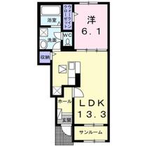 千葉県印西市鹿黒（賃貸アパート1LDK・1階・50.05㎡） その2