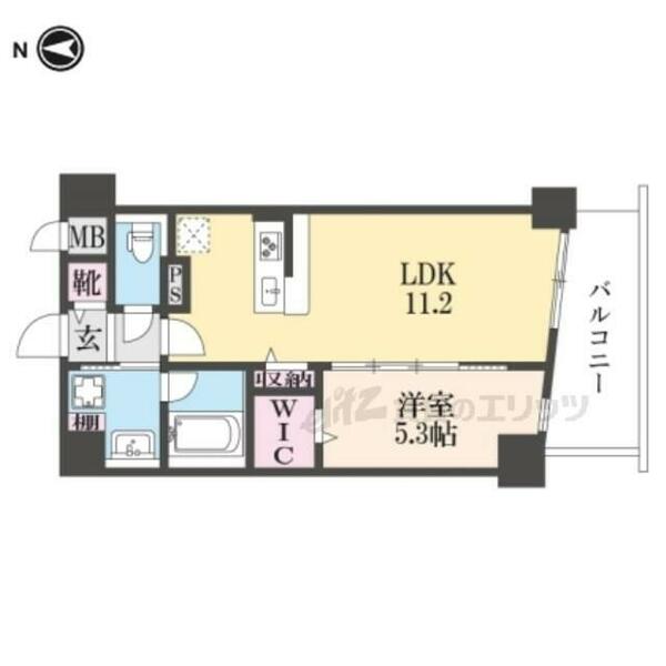 Ｓｏｌｅ　Ｃｅｄａｒ西大寺 702｜奈良県奈良市西大寺南町(賃貸マンション1LDK・7階・41.27㎡)の写真 その2