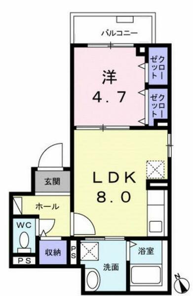 ＧＬＡＮＺ 301｜東京都中野区江原町３丁目(賃貸マンション1LDK・3階・36.37㎡)の写真 その2