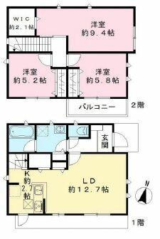 同じ建物の物件間取り写真 - ID:213102269084