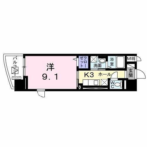 フェニックス｜埼玉県越谷市レイクタウン８丁目(賃貸マンション1K・2階・30.96㎡)の写真 その2