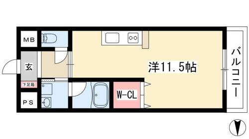 同じ建物の物件間取り写真 - ID:223032468101