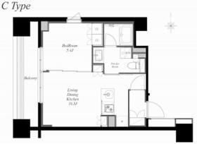 南麻布ノース（ＭＩＮＡＭＩＡＺＡＢＵ　ＮＯＲＴＨ） 302 ｜ 東京都港区南麻布２丁目（賃貸マンション1LDK・3階・36.93㎡） その2