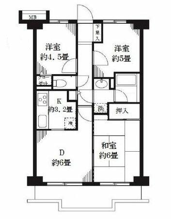 同じ建物の物件間取り写真 - ID:213102294776