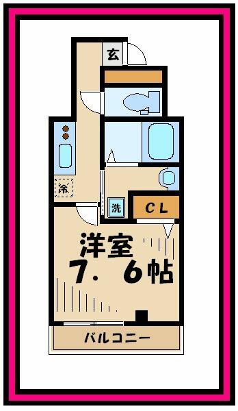 東京都調布市上石原１丁目(賃貸マンション1K・3階・26.13㎡)の写真 その2