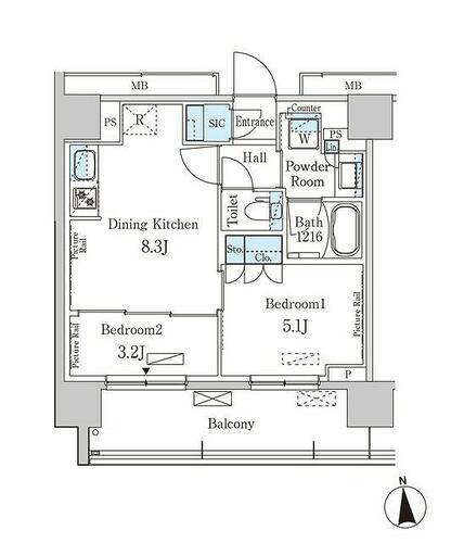 同じ建物の物件間取り写真 - ID:213102979755