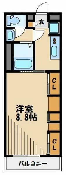 埼玉県狭山市富士見１丁目(賃貸マンション1K・1階・28.98㎡)の写真 その2