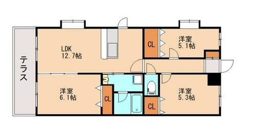 同じ建物の物件間取り写真 - ID:240028732608