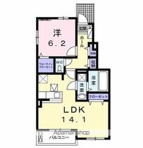 ルチル　Ⅴ  ｜ 千葉県松戸市八ケ崎２丁目（賃貸アパート1LDK・1階・50.17㎡） その2