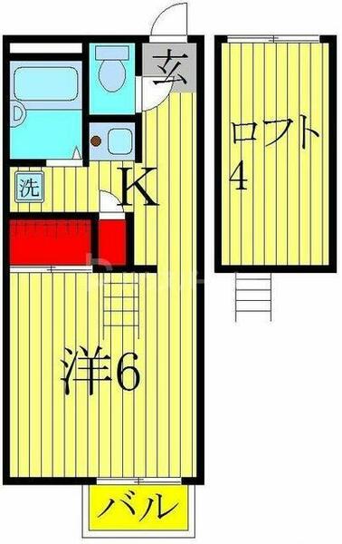 エーデルハイム 107｜千葉県柏市松ケ崎(賃貸アパート1K・1階・20.28㎡)の写真 その2