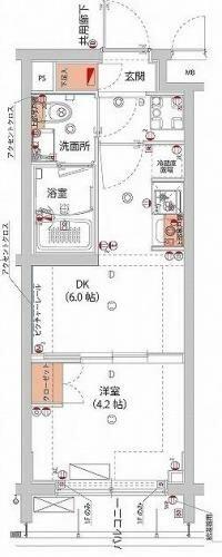 ハーモニーレジデンス武蔵小杉フォレストスクエア 301｜神奈川県川崎市中原区小杉町２丁目(賃貸マンション1DK・3階・25.40㎡)の写真 その2