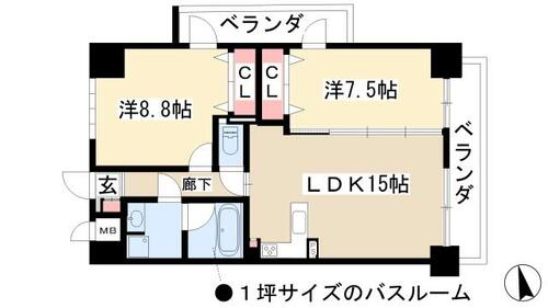 同じ建物の物件間取り写真 - ID:223032475586